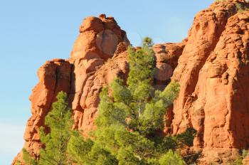Royalty Free Photo of Rock Formations in Sedona, Arizona