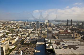 Royalty Free Photo of an Aerial View of San Diego, California