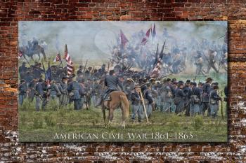Royalty Free Photo of a Photo of the American Civil War