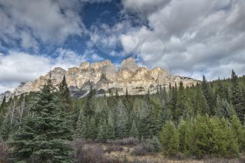 Castle Escarpment in Canada's Alberta Rockie Mountains