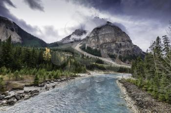 Field is an unincorporated community of approximately 169 people located in the Kicking Horse River valley of southeastern British Columbia, Canada, within the confines of Yoho National Park.