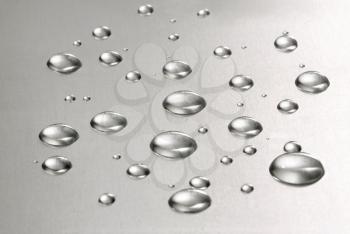 Royalty Free Photo of Drops on a Background