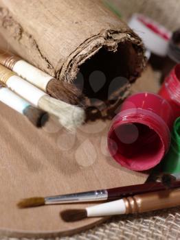 Royalty Free Photo of Art Supplies