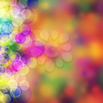 Abstract color backgrounds with beauty bokeh