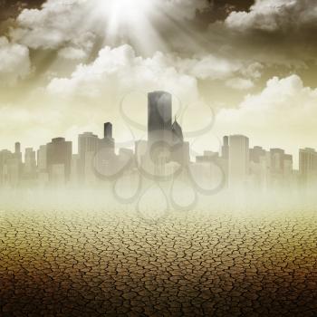 Abstract Apocalyptic backgrounds for your design