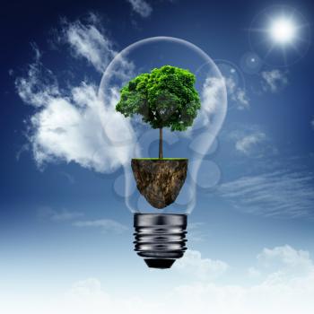 Energy savings and eco backgrounds for your design