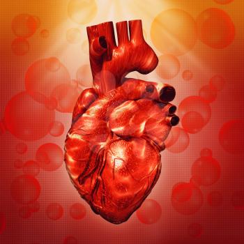 Human Heart. Abstract medical backgrounds for your design