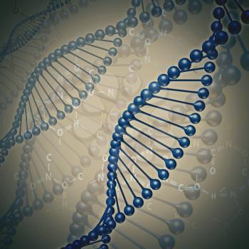 Human DNA, abstract science and techno backgrounds