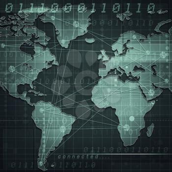 Global internet communications, abstract industrial backgrounds 
