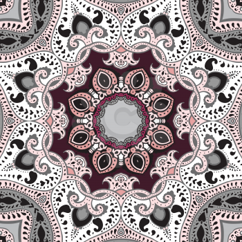 Royalty Free Clipart Image of a Mandala Design