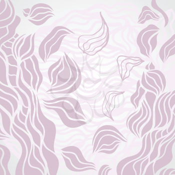 Abstract hand drawn flow background. Vector  Illustration.