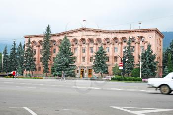 Royalty Free Photo of a Building in Vanadzor, Armenia