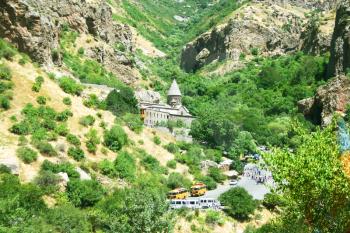 Royalty Free Photo of the Geghard Monastery in Armenia