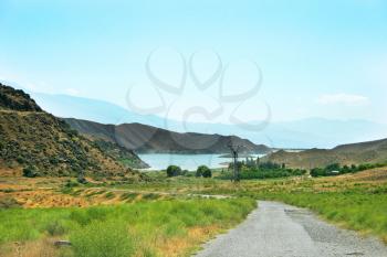 Royalty Free Photo of a Mountain Lake in Armenia