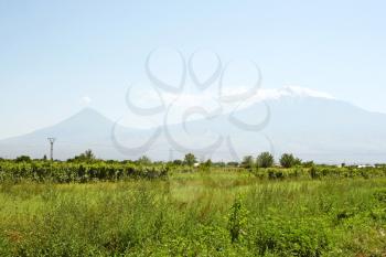 Royalty Free Photo of a View of Mount Ararat, Armenia