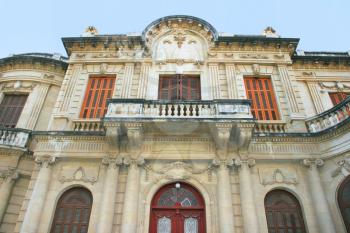 Royalty Free Photo of an Old library in Limassol, Cyprus