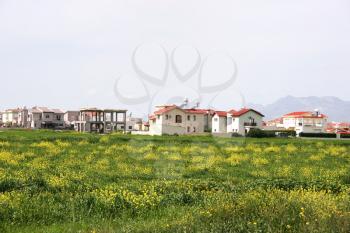 Royalty Free Photo of a Residential Area in North Cyprus