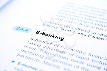 Royalty Free Photo of a Banking and Finance Document