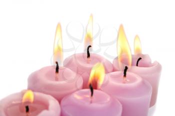 Royalty Free Photo of Burning Candles