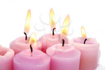 Royalty Free Photo of Burning Candles