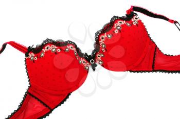 Royalty Free Photo of a Red Bra