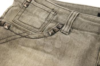 Royalty Free Photo of Gray Jeans