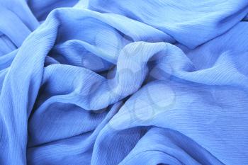Royalty Free Photo of Blue Fabric