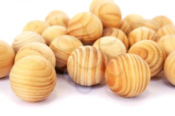Royalty Free Photo of Wooden Balls