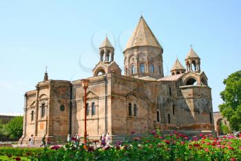 Royalty Free Photo of the Etchmiadzin Cathedral in Armenia