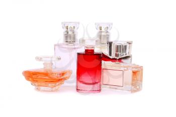 Royalty Free Photo of Bottles of Perfume