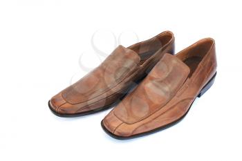 Royalty Free Photo of a Pair of Brown Shoes