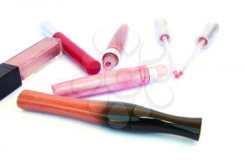 Royalty Free Photo of a Bunch of Lipgloss
