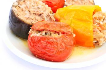 Royalty Free Photo of Stuffed Vegetables