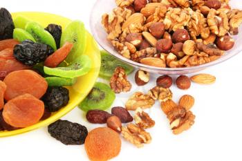 Royalty Free Photo of Dried Fruits and Nuts