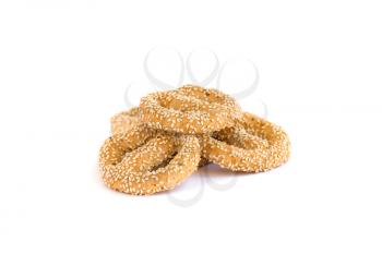 Royalty Free Photo of Rusks With Sesame Seeds