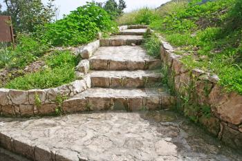 Royalty Free Photo of Stairs in the Cyprus Mountains
