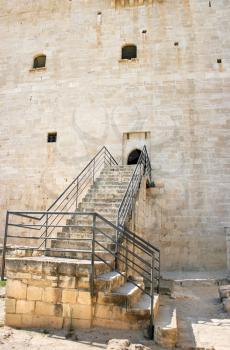 Royalty Free Photo of a Staircase to Kolossi Castle