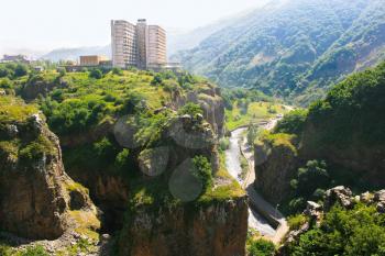 Royalty Free Photo of a Mountain View in Jermuk, Armenia