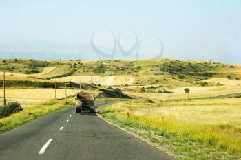 Royalty Free Photo of a Road in Armenia