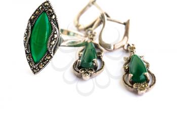 Royalty Free Photo of Natural Stone Earrings