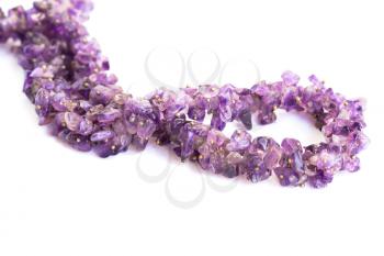 Royalty Free Photo of an Amethyst Necklace