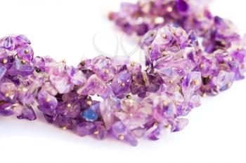 Royalty Free Photo of an Amethyst Necklace 