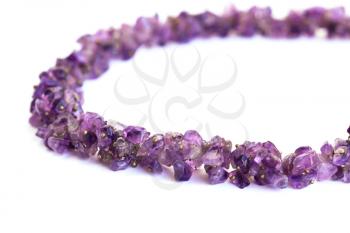 Royalty Free Photo of an Amethyst Necklace