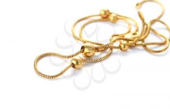 Royalty Free Photo of a Gold Necklace