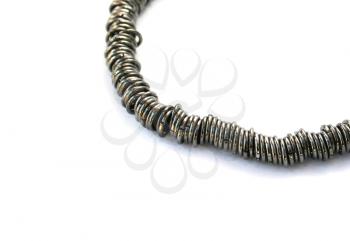 Royalty Free Photo of a Metallic Necklace
