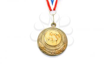 Royalty Free Photo of a Karate Gold Medal