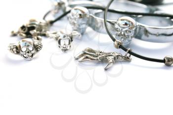 Royalty Free Photo of Skull Jewelry