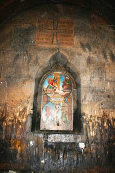 Royalty Free Photo of an Artwork Icon in Khor Virap Church