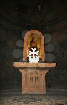 Royalty Free Photo of the Interior of the Khor Virap Monastery, Armenia