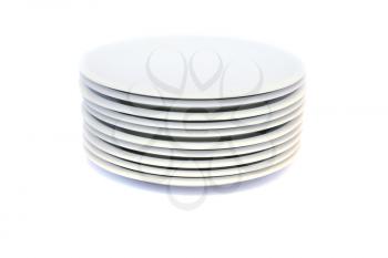 Royalty Free Photo of a Stack of Plates